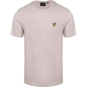 Lyle and Scott - T-shirt - Lichtroze - Print
