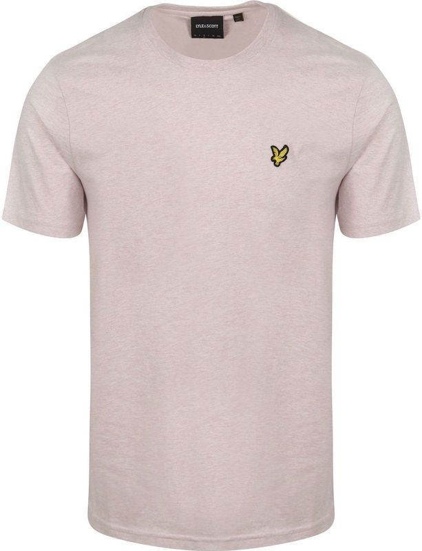 Lyle and Scott - T-shirt - Lichtroze - Print