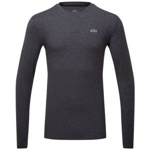 Gill - Base Layer - Langarm T-shirt - Navy Melange - UV-werend