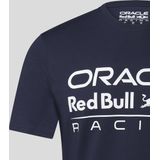 Red Bull Racing Logo Shirt Blauw - Max Verstappen - Sergio Perez - Oracle