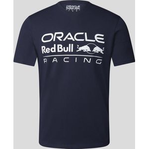 Red Bull Racing Logo Shirt Blauw - Max Verstappen - Sergio Perez - Oracle
