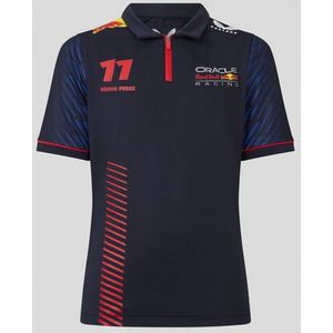 Red Bull - Polo Shirt - Donkerblauw - Sergio Perez - Junior