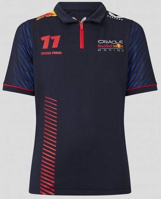 Red Bull - Polo Shirt - Nachtblauw - Sergio Perez - Junior