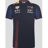 Oracle Red Bull Racing - Teamline T-shirt - Rood - Polyester/Elastaan