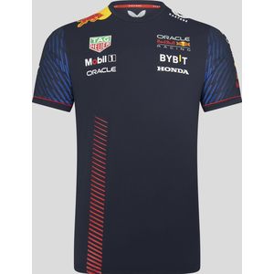 Oracle Red Bull Racing - Teamline T-shirt - Rood - Polyester/Elastaan