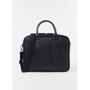 Ted Baker HOUSE CHECK PU DOCUMENT BAG