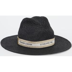 Ted Baker Claurie hoed van stro met lurex