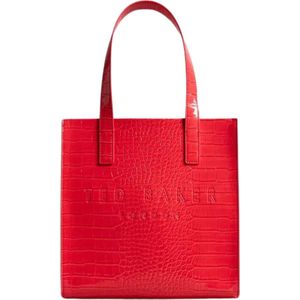 Ted Baker Reptcon shopper S coral