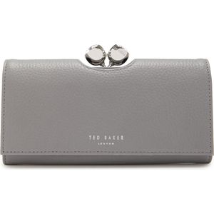 Ted Baker Rosyela Dames drukknop portemonnee Leer - Grijs