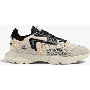 LACOSTE - Sneakers L003 Neo - Beige/Zwart - Polyester