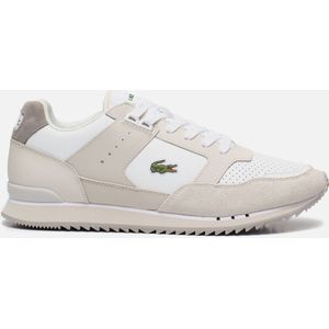 Lacoste Partner Piste Heren Sneakers - Gebroken Wit