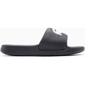 Lacoste Serve Slide 1.0 Heren Slippers - Donkerblauw/Wit - Maat 42