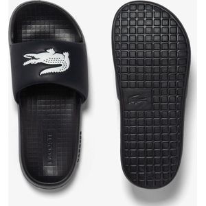 Lacoste Serve Slide 1 0 Heren Slippers - Zwart Wit