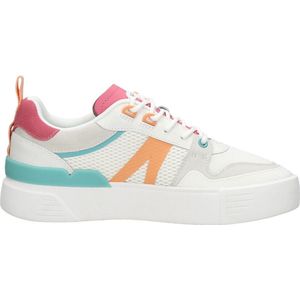 Women's Lacoste L002 Trainers In White Pink - Maat 39
