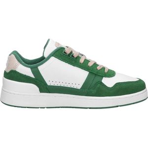 Lacoste T-Clip Dames Sneakers - Wit/Groen/Roze - Maat 37