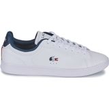 Sneakers Carnaby Pro LACOSTE. Leer materiaal. Maten 45. Wit kleur