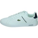 Lacoste Europa Pro Heren Sneakers - Wit/Donkerblauw - Maat 46