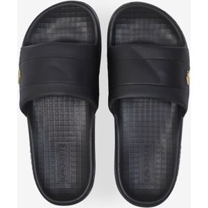 Lacoste - Serve Pin Slides - Badslippers - Zwart - Rubber - Foam Voetbed