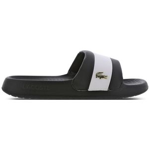 Lacoste Serve Pin Slides - Zwart- Heren, Zwart