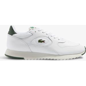 Lacoste Linetrack 2231 Sma Heren Sneakers - Wit/Groen - Maat 40