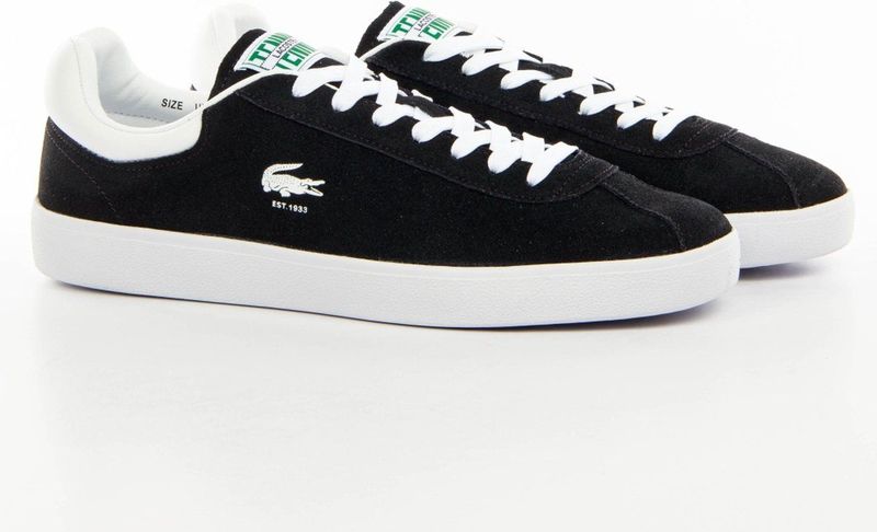 Lacoste - Baseshot - Sneakers - Zwart/Wit - Hoogwaardige Afwerking