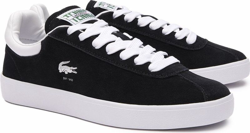 Lacoste - Baseshot Suede Sneakers - Wit - Suède