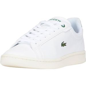 Lacoste 46SUJ005, uniseks sneakers, WHT/GRN, 35,5 EU, wit groen, 35.5 EU