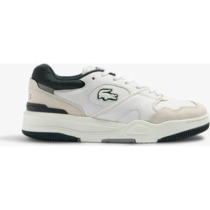Lacoste - Lineshot Sneakers - Wit - Leer - Suède