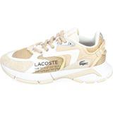 Lacoste L003 Neo Dames Sneakers - Bruin/Wit - Maat 41