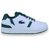 Lacoste T-clip Unisex Schoenen - Wit - Maat: 37.5 - Leer, Synthetisch - Foot Locker