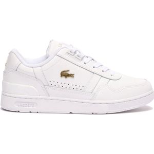 Lacoste Women T-Clip White Gold-Schoenmaat 39