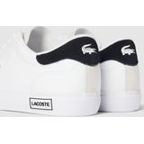 Lacoste Powercourt Heren Sneakers - Wit/Zwart - Maat 45