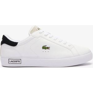 Lacoste Powercourt Heren Sneakers - Wit/Zwart - Maat 40