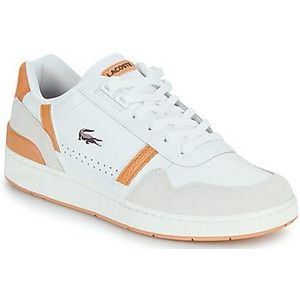 Sneakers in leer T-Clip LACOSTE. Leer materiaal. Maten 43. Wit kleur