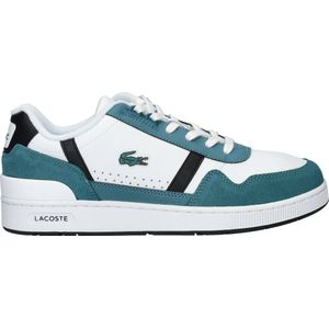 Lacoste T-Clip Heren Sneakers - Wit/Groen - Maat 44