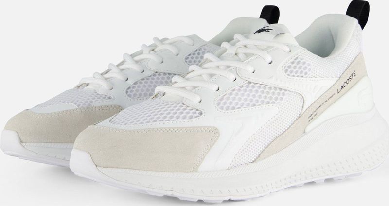 Lacoste - L003 Evo - Sneaker - Wit - Mesh/Textiel/Suède