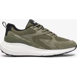 Lacoste 3 Evo Heren Sneakers - Legergroen Wit