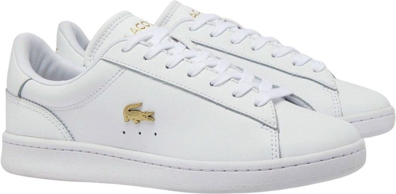 Sneakers - Wit - Gecoat Leer - Dempende Binnenzool