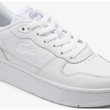 LACOSTE - T Clip Platform - Lage Sneakers - Wit - Polyester