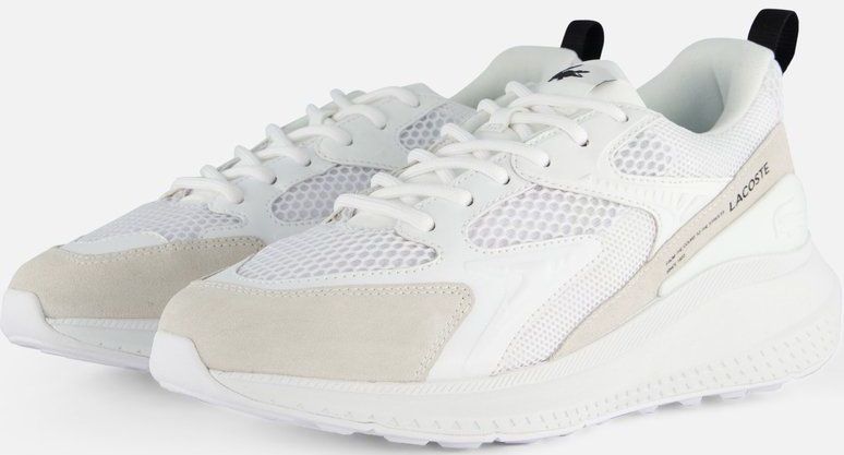 Lacoste - L003 Evo - Sneakers - Wit - Textiel en Leer