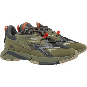 Lacoste - L003 Neo - Schoenen - Bruin - Textiel - Rubberen Buitenzoal