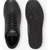Lacoste Sneakers Heren - Zwart - Leer - T-Clip Design
