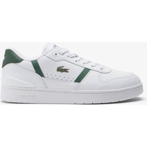 LACOSTE - T Clip Set - Lage Sneakers - Wit/Groen - Leer