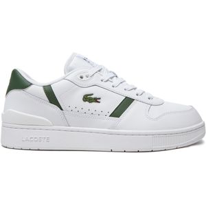 Lacoste - maat 46-  T Clip SET - Heren Sneakers - Wit - Groen