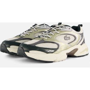Lacoste - Storm 2K - Schoenen - Wit - Textiel, Leer, Synthetisch