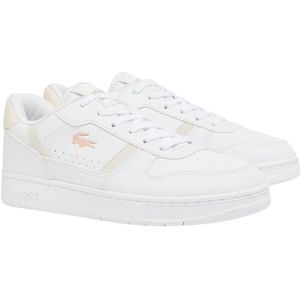 Lacoste - T-Clip Set - Sneakers - Wit - Beige