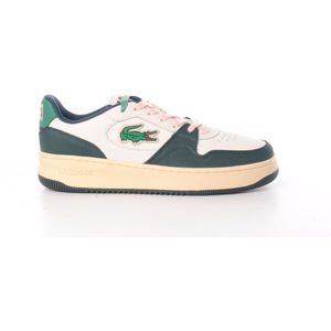 Lacoste - L001 Set Mixed Doubles - Sneakers - Beige/Groen - Leer