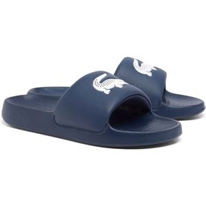 Lacoste - Serve Slide 1.0 - Badslipper - Navy - Wit - EVA