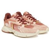 Lacoste - Sportschoenen - Roze - Dames - Suède