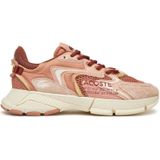 Lacoste - Sportschoenen - Roze - Dames - Suède
